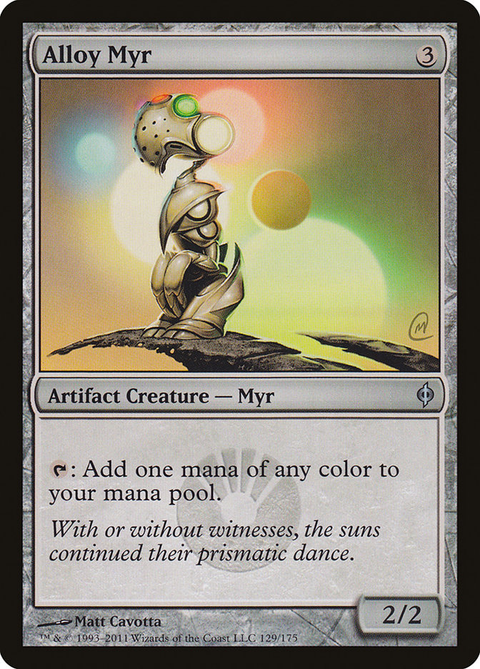 Alloy Myr [New Phyrexia] | Card Citadel