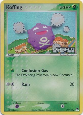 Koffing (72/113) (Stamped) [EX: Delta Species] | Card Citadel