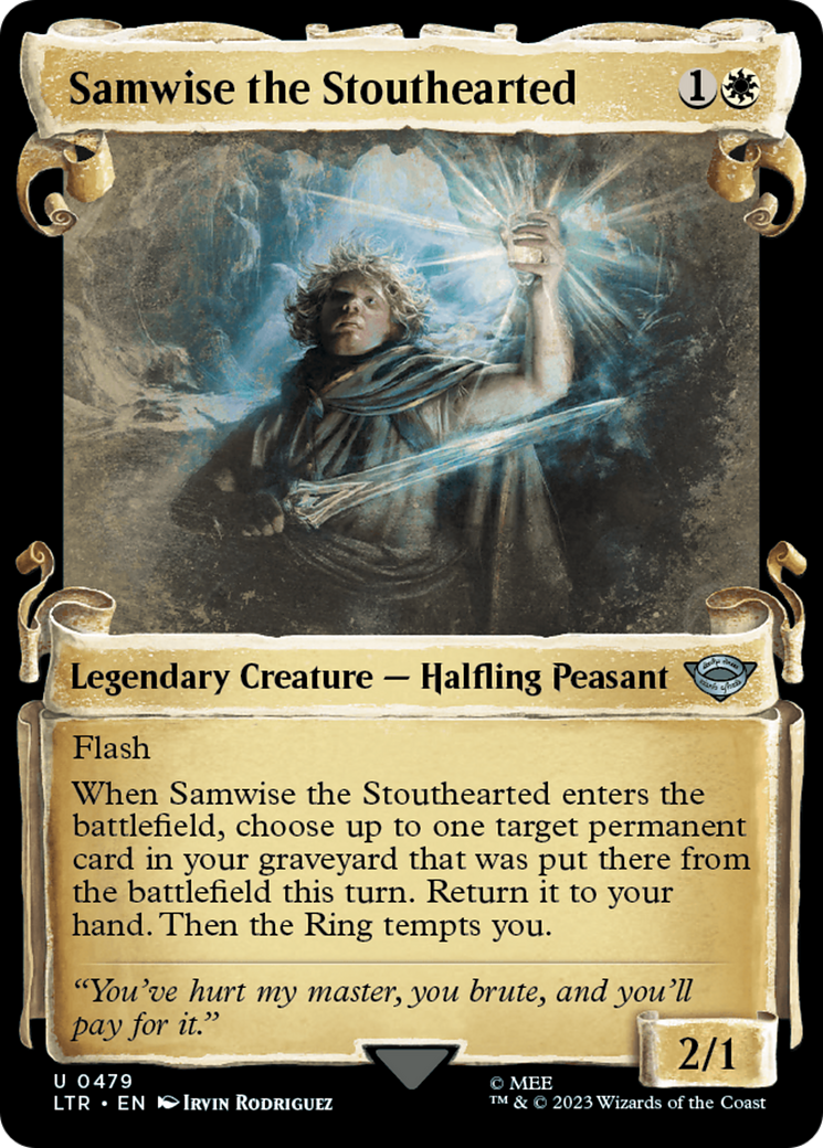 Samwise the Stouthearted [The Lord of the Rings: Tales of Middle-Earth Showcase Scrolls] | Card Citadel