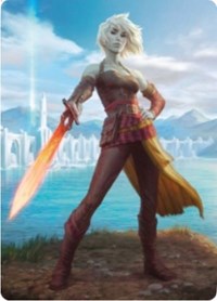 Nahiri, Heir of the Ancients 1 Art Card [Zendikar Rising Art Series] | Card Citadel