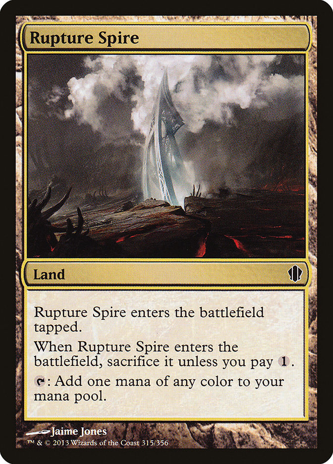 Rupture Spire [Commander 2013] | Card Citadel