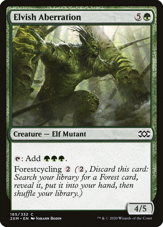 Elvish Aberration [Double Masters] | Card Citadel