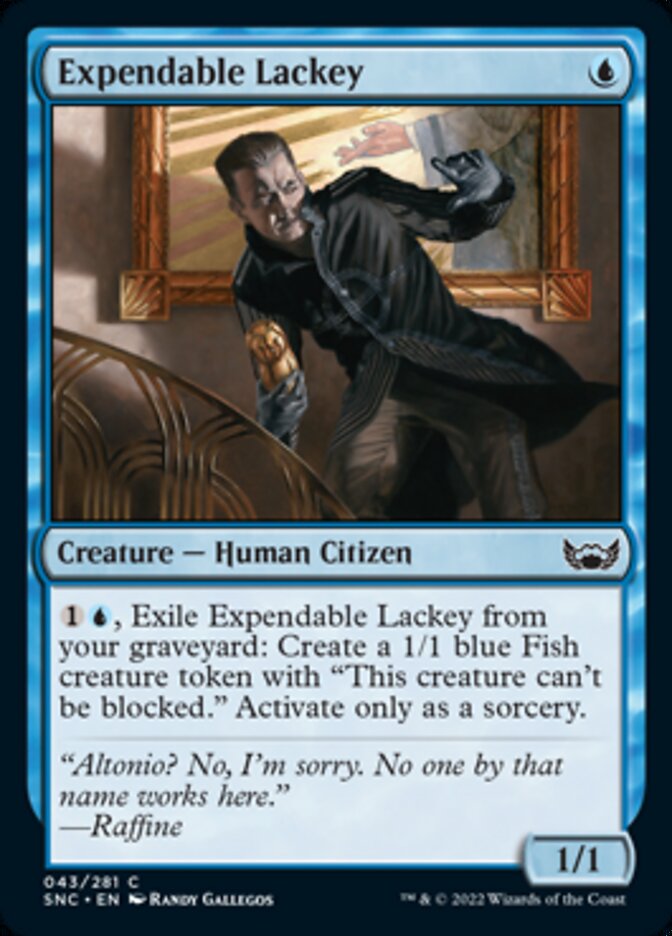 Expendable Lackey [Streets of New Capenna] | Card Citadel