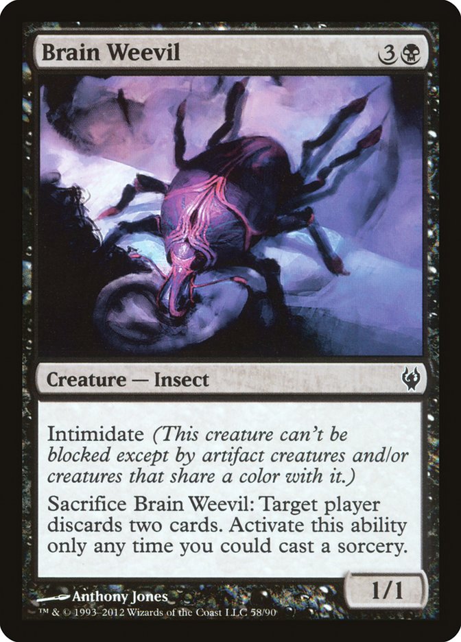 Brain Weevil [Duel Decks: Izzet vs. Golgari] | Card Citadel