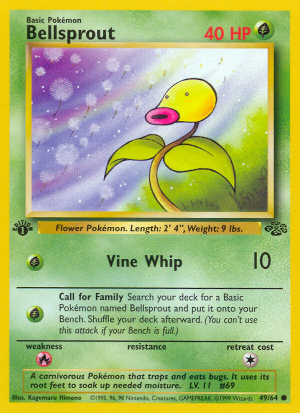 Bellsprout (49/64) [Jungle 1st Edition] | Card Citadel