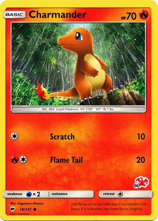 Charmander (18/147) (Charizard Stamp #56) [Battle Academy 2020] | Card Citadel