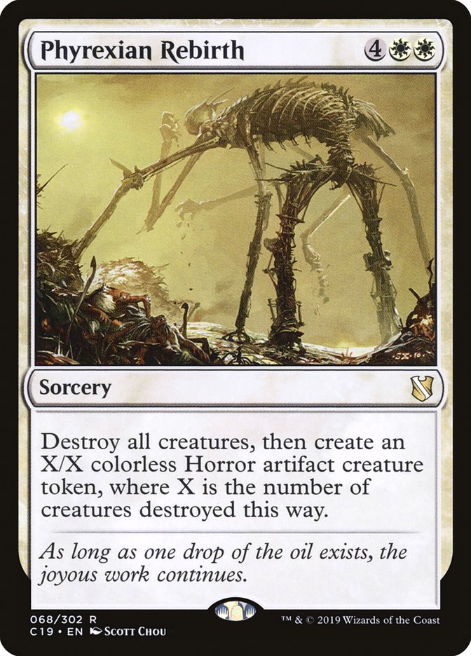 Phyrexian Rebirth [Commander 2019] | Card Citadel