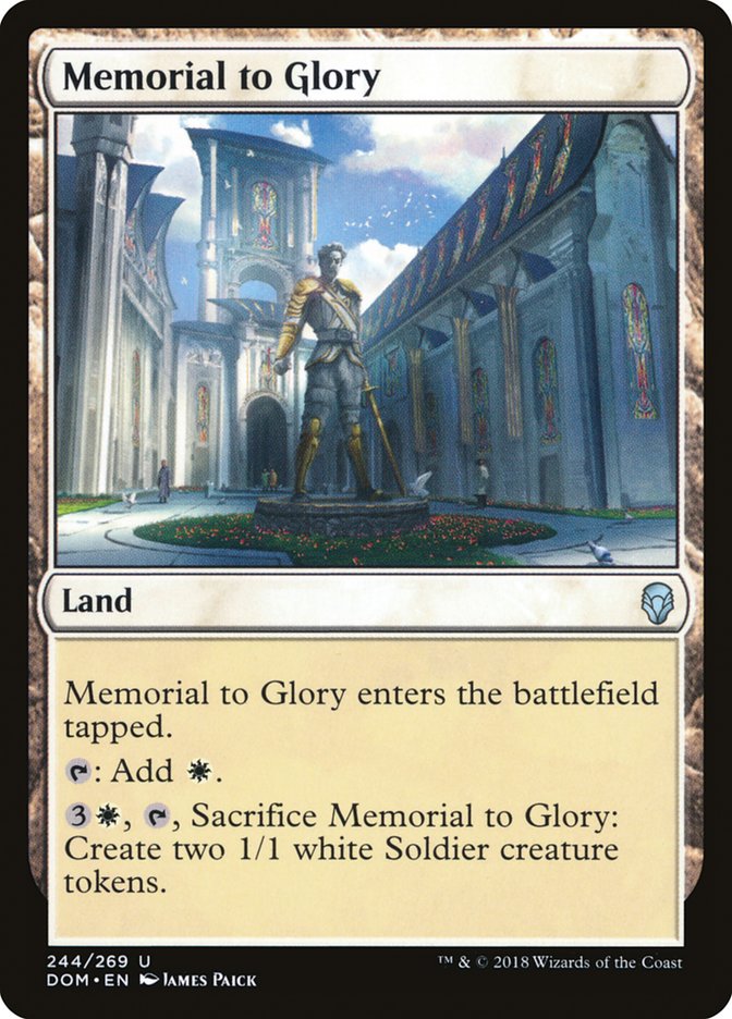 Memorial to Glory [Dominaria] | Card Citadel