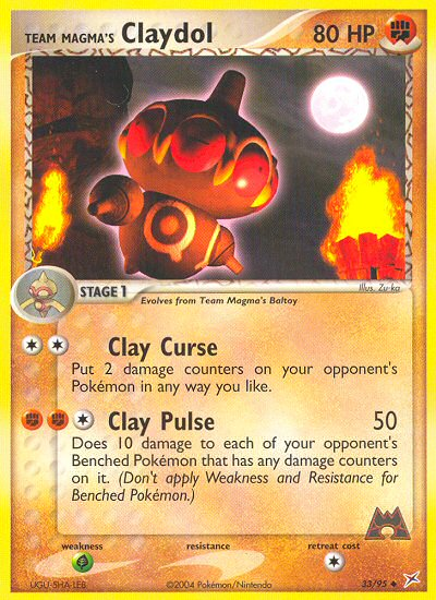 Team Magma's Claydol (33/95) [EX: Team Magma vs Team Aqua] | Card Citadel