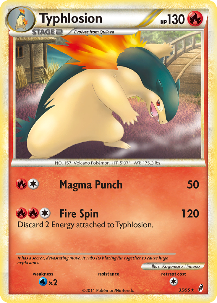 Typhlosion (35/95) [HeartGold & SoulSilver: Call of Legends] | Card Citadel