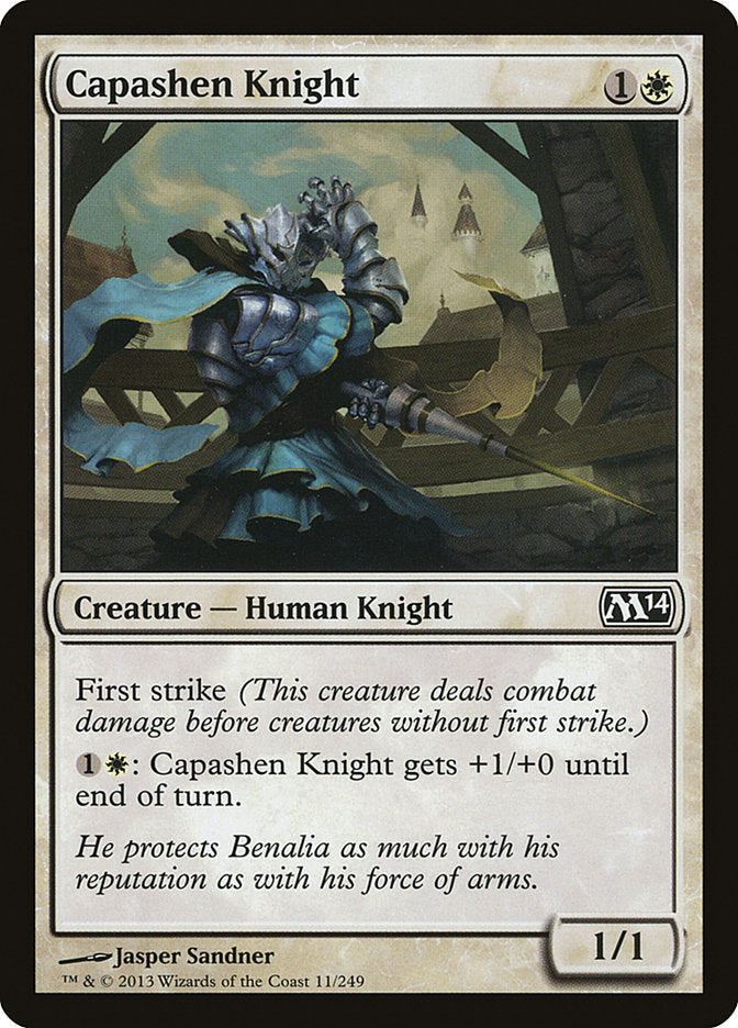 Capashen Knight [Magic 2014] | Card Citadel