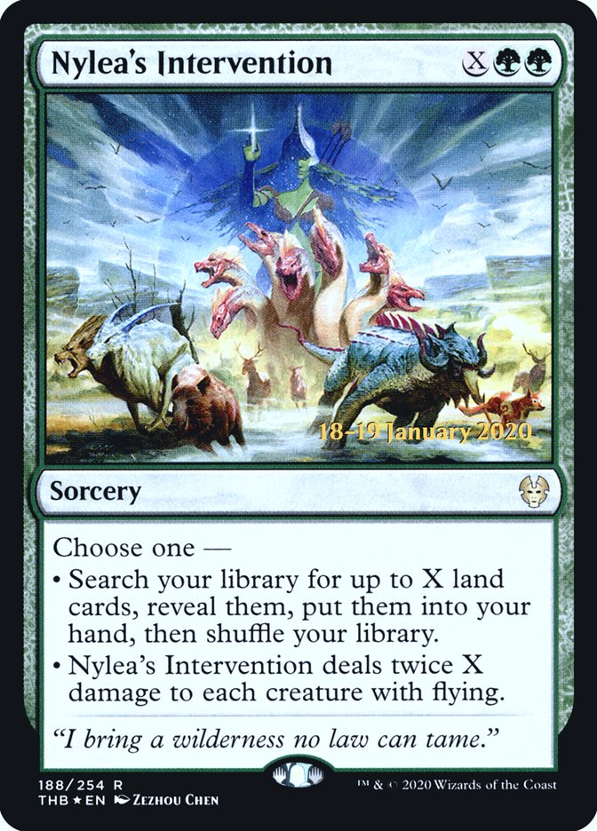 Nylea's Intervention [Theros Beyond Death Prerelease Promos] | Card Citadel