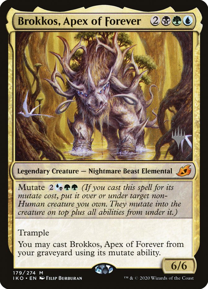 Brokkos, Apex of Forever (Promo Pack) [Ikoria: Lair of Behemoths Promos] | Card Citadel