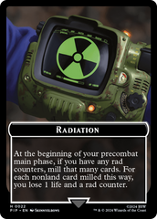 Radiation // Soldier (0004) Double-Sided Token [Fallout Tokens] | Card Citadel