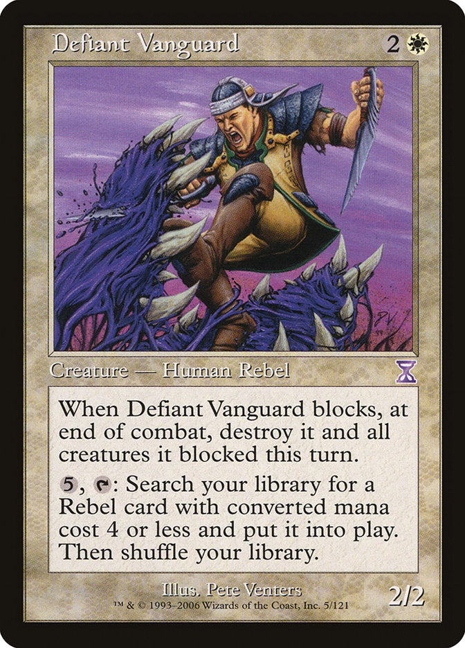 Defiant Vanguard [Time Spiral Timeshifted] | Card Citadel