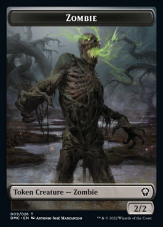 Zombie Token [Dominaria United Commander Tokens] | Card Citadel