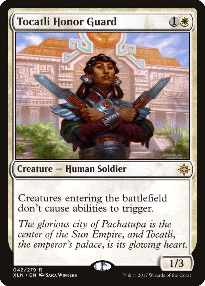 Tocatli Honor Guard [Ixalan Promos] | Card Citadel