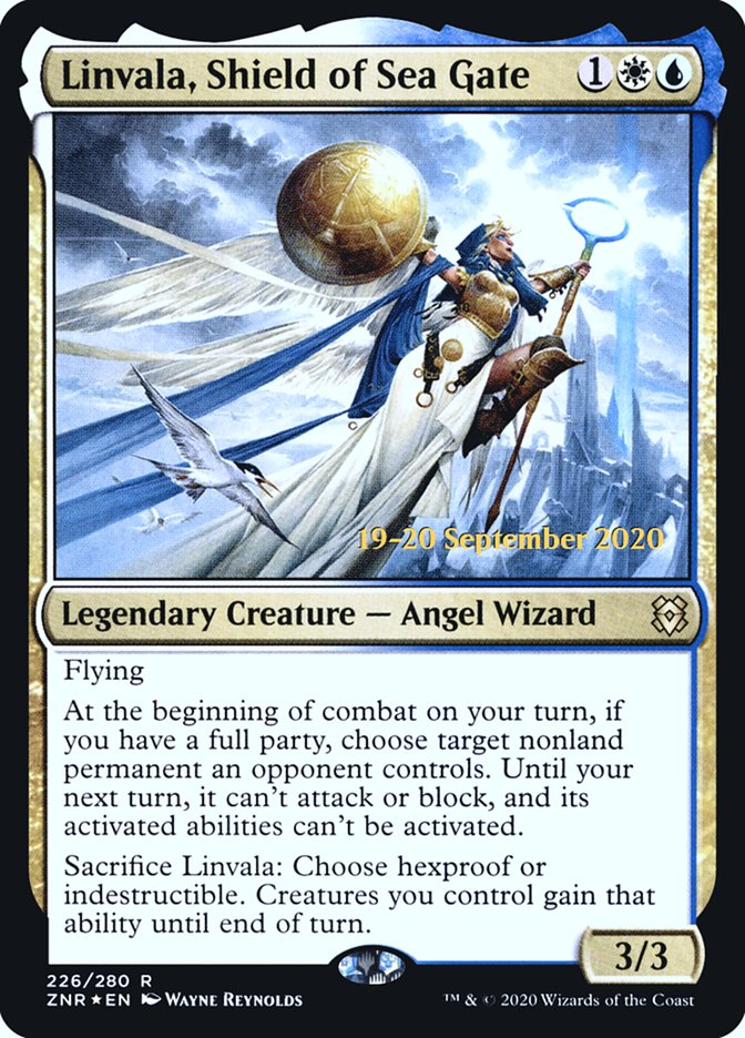 Linvala, Shield of Sea Gate  [Zendikar Rising Prerelease Promos] | Card Citadel