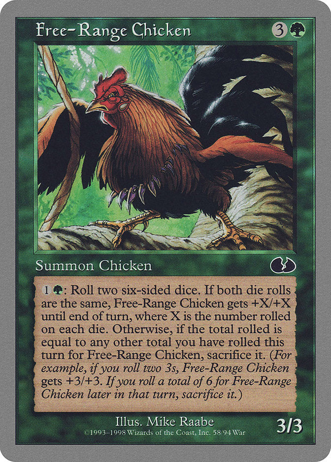 Free-Range Chicken [Unglued] | Card Citadel