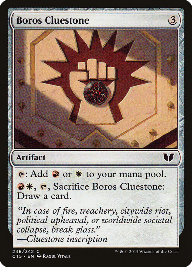 Boros Cluestone [Commander 2015] | Card Citadel