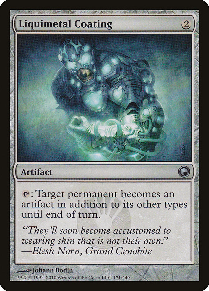 Liquimetal Coating [Scars of Mirrodin] | Card Citadel