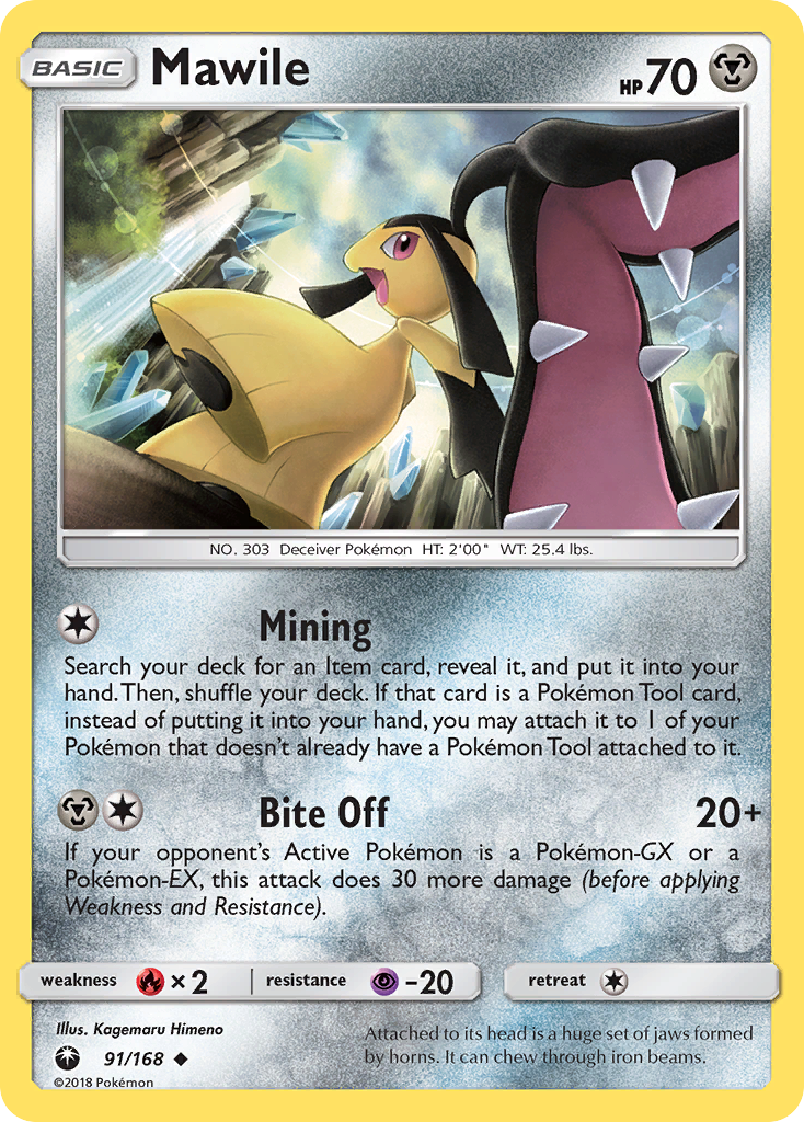 Mawile (91/168) [Sun & Moon: Celestial Storm] | Card Citadel