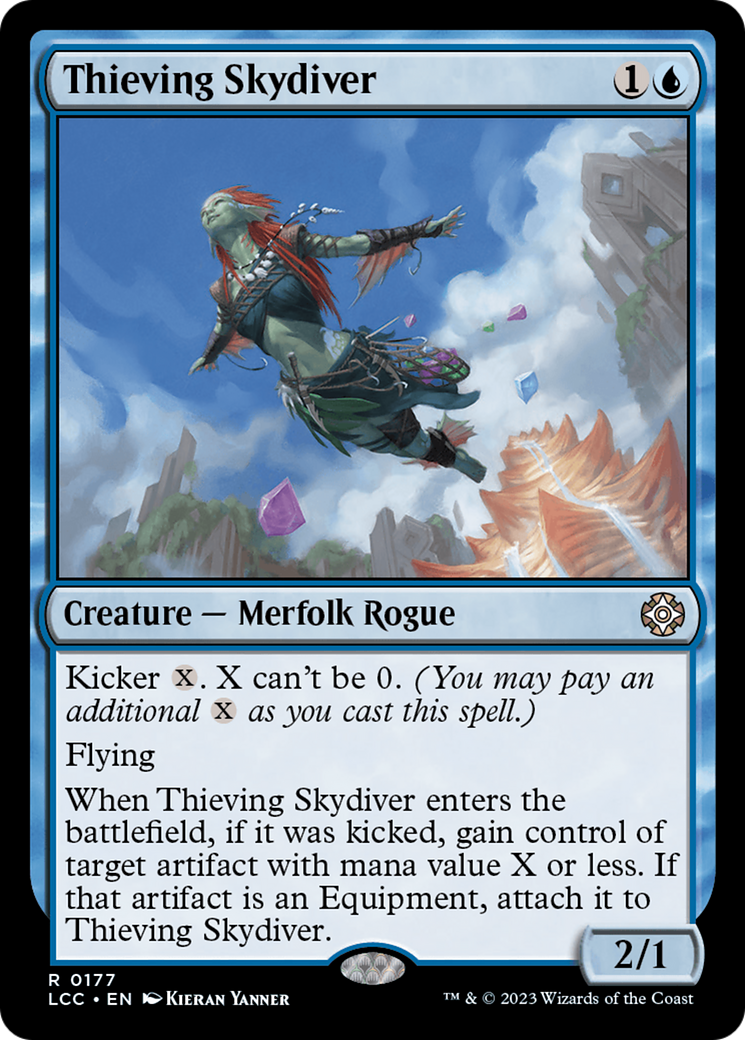 Thieving Skydiver [The Lost Caverns of Ixalan Commander] | Card Citadel