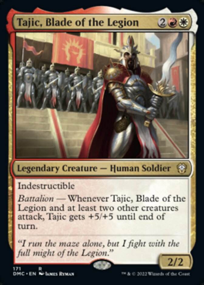 Tajic, Blade of the Legion [Dominaria United Commander] | Card Citadel