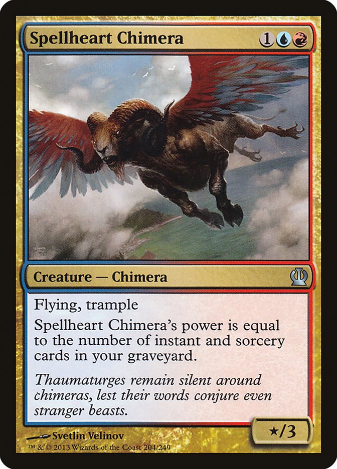 Spellheart Chimera [Theros] | Card Citadel