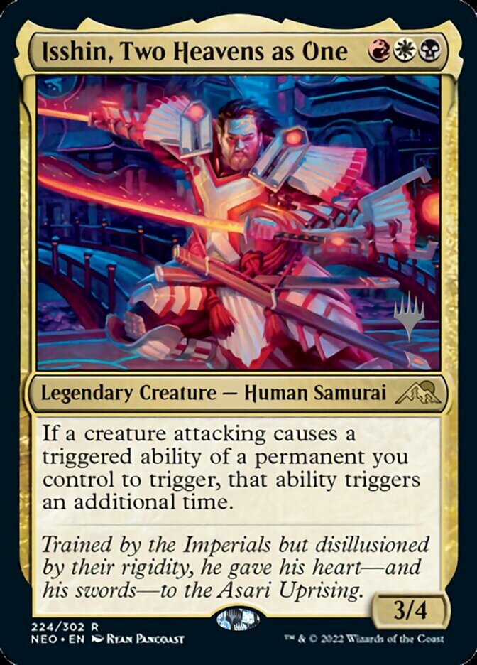 Isshin, Two Heavens as One (Promo Pack) [Kamigawa: Neon Dynasty Promos] | Card Citadel