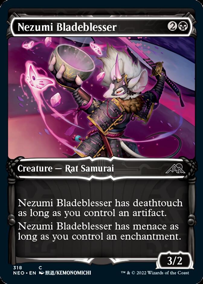 Nezumi Bladeblesser (Showcase Samurai) [Kamigawa: Neon Dynasty] | Card Citadel