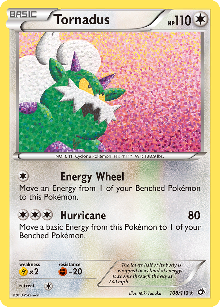 Tornadus (108/113) [Black & White: Legendary Treasures] | Card Citadel