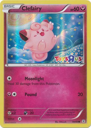 Clefairy (50/83) (Toys R Us Promo) [XY: Generations] | Card Citadel