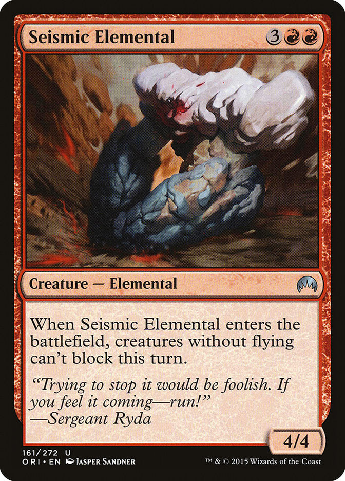 Seismic Elemental [Magic Origins] | Card Citadel