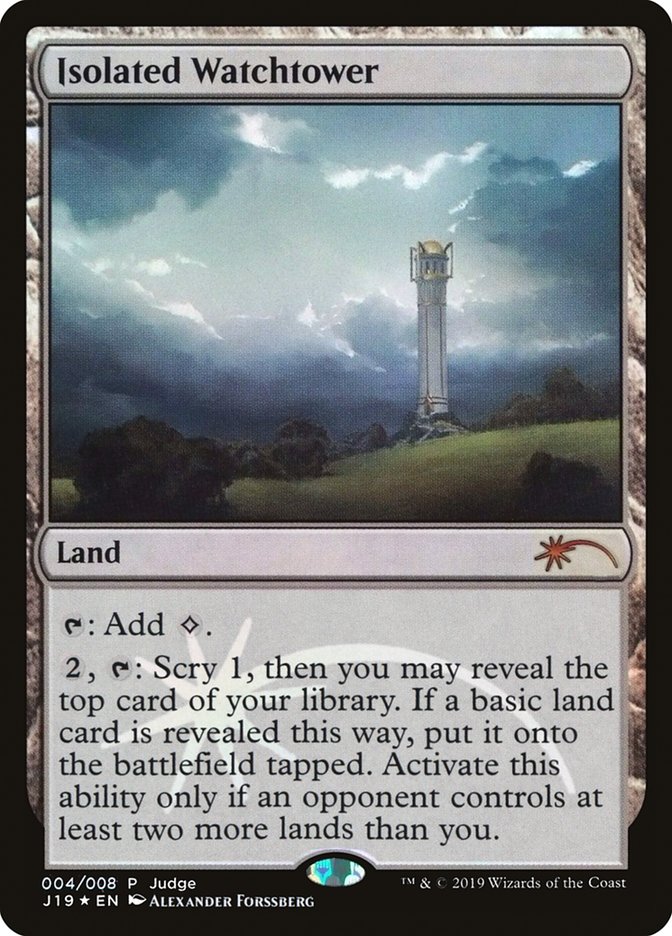 Isolated Watchtower [Judge Gift Cards 2019] | Card Citadel