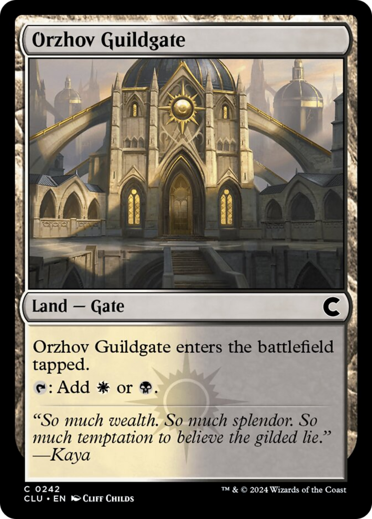 Orzhov Guildgate [Ravnica: Clue Edition] | Card Citadel