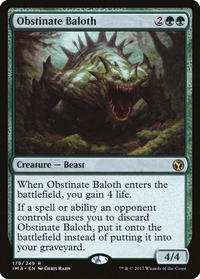 Obstinate Baloth [Iconic Masters] | Card Citadel