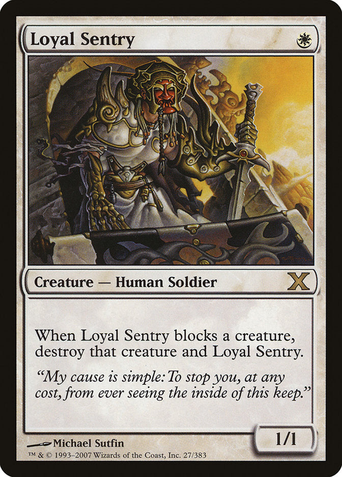 Loyal Sentry [Tenth Edition] | Card Citadel