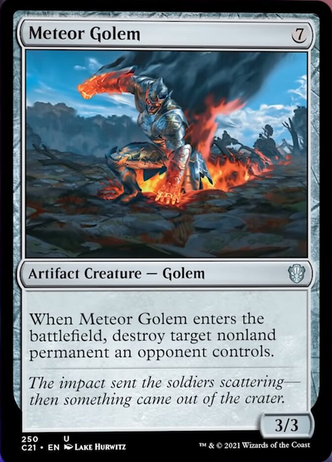 Meteor Golem [Commander 2021] | Card Citadel