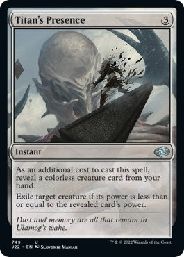 Titan's Presence [Jumpstart 2022] | Card Citadel