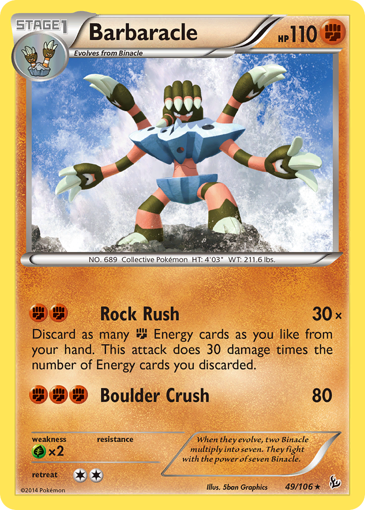 Barbaracle (49/106) [XY: Flashfire] | Card Citadel