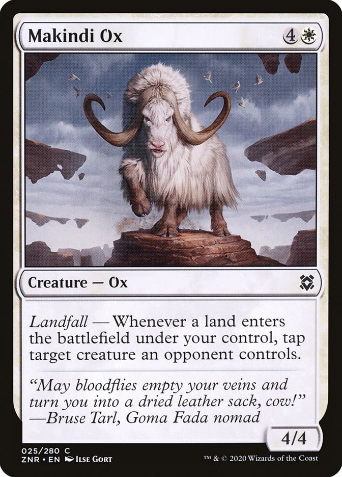 Makindi Ox [Zendikar Rising] | Card Citadel