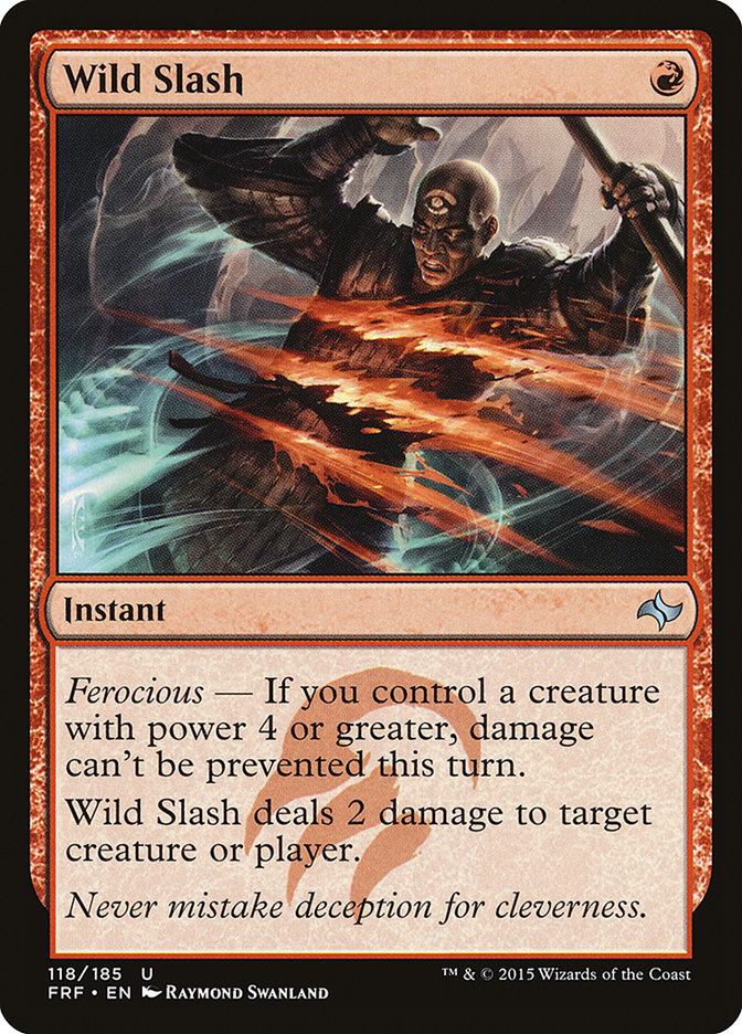 Wild Slash [Fate Reforged] | Card Citadel