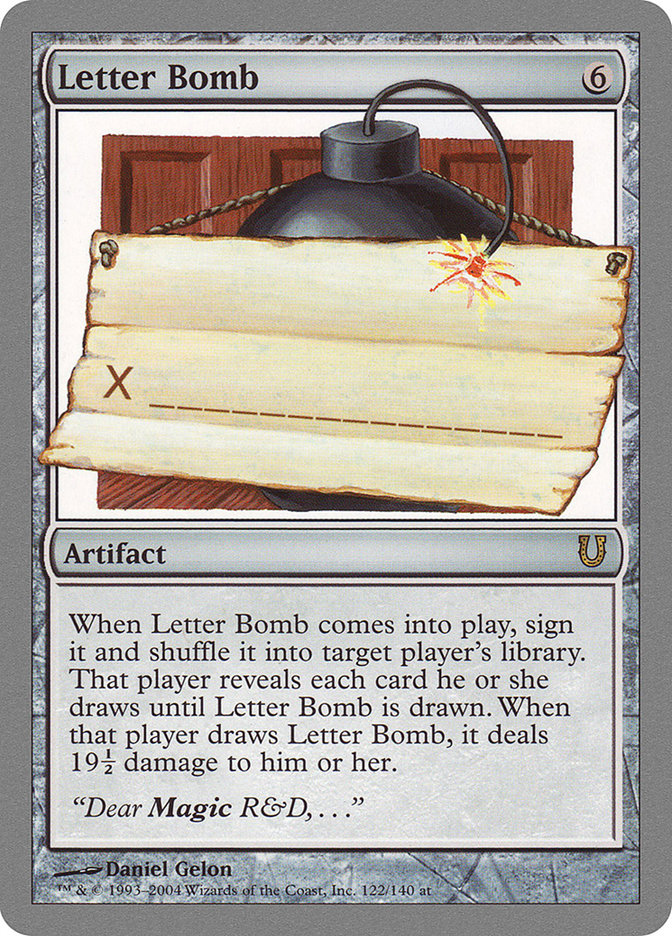 Letter Bomb [Unhinged] | Card Citadel