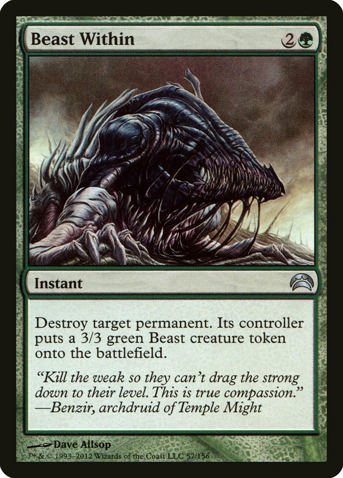Beast Within [Planechase 2012] | Card Citadel