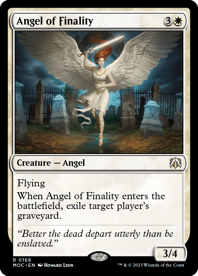 Angel of Finality [March of the Machine Commander] | Card Citadel