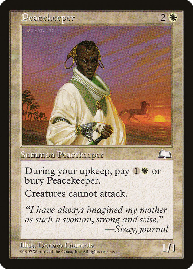 Peacekeeper [Weatherlight] | Card Citadel