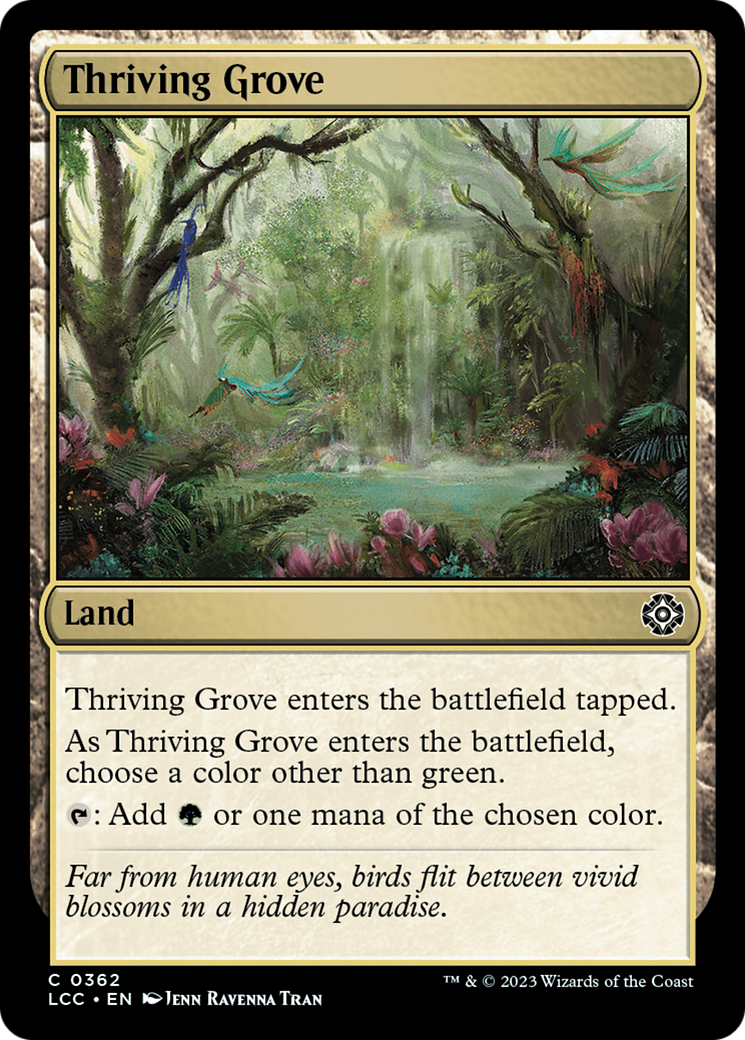 Thriving Grove [The Lost Caverns of Ixalan Commander] | Card Citadel