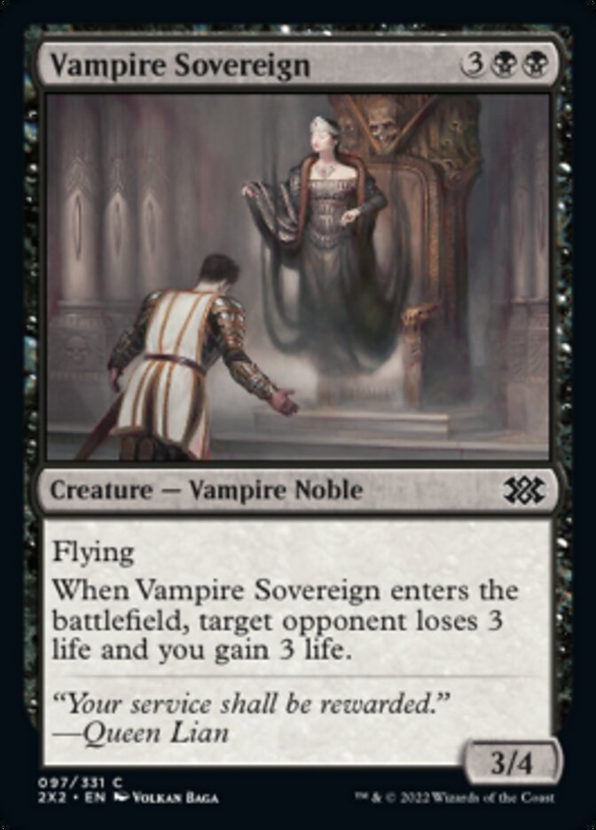 Vampire Sovereign [Double Masters 2022] | Card Citadel