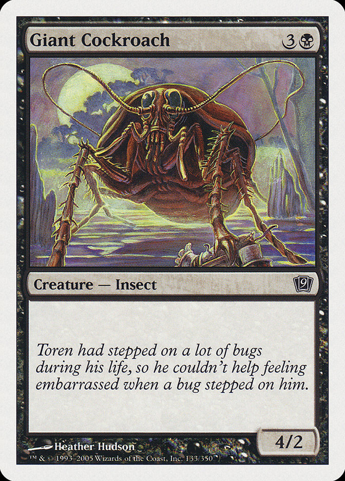 Giant Cockroach [Ninth Edition] | Card Citadel